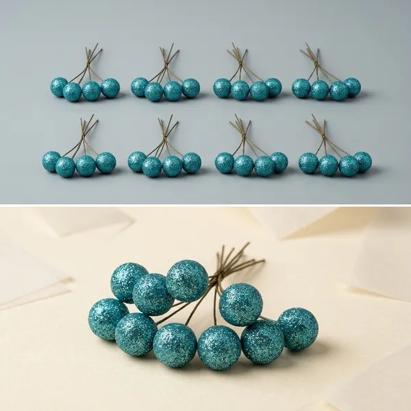 Blue_Glitter_Craft_Balls_On_Wire_Stems_Pack_of_8