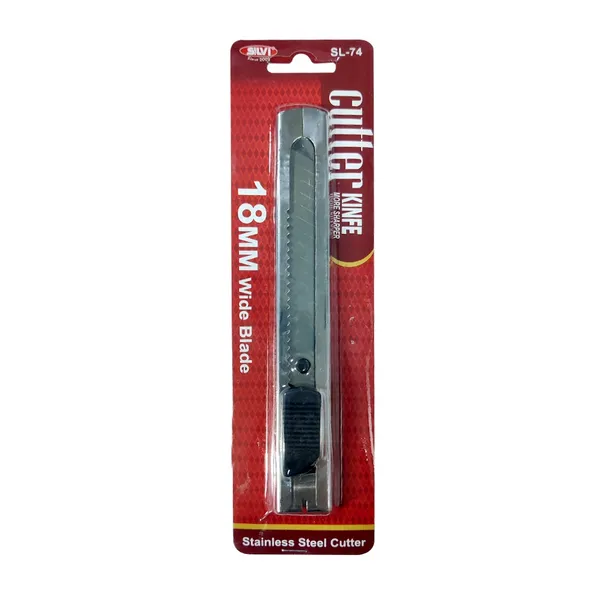 Silvi_18Mm_Stainless_Steel_Utility_Cutter_Knife_Pack_of_5