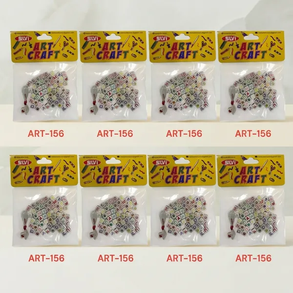 Multicolor_Square_Alphabet_Letter_Beads_For_Diy_Crafts_Pack_of_8