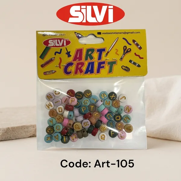 Silvi_Multicolour_Plastic_Alphabet_Beads_For_Diy_Crafts_Pack_of_8