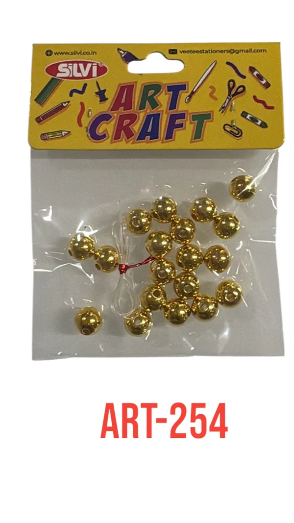 Gold_Tone_Round_Plastic_Beads_For_Jewellery_Making_Pack_of_8