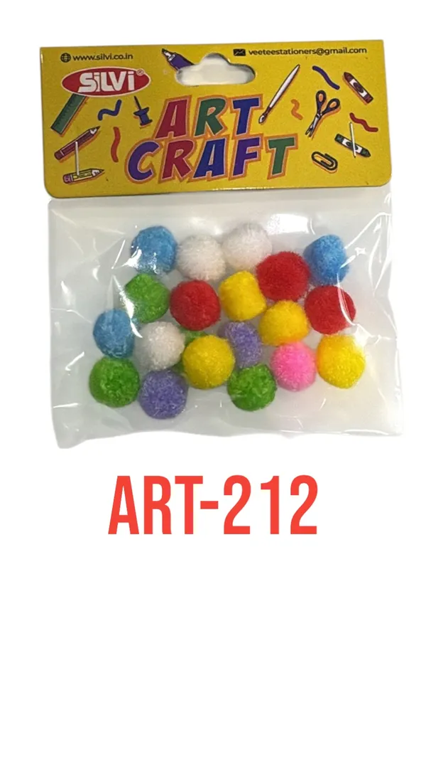 Silvi_Multicolour_Woolen_Assorted_Round_Craft_Pom_Poms_Pack_of_8