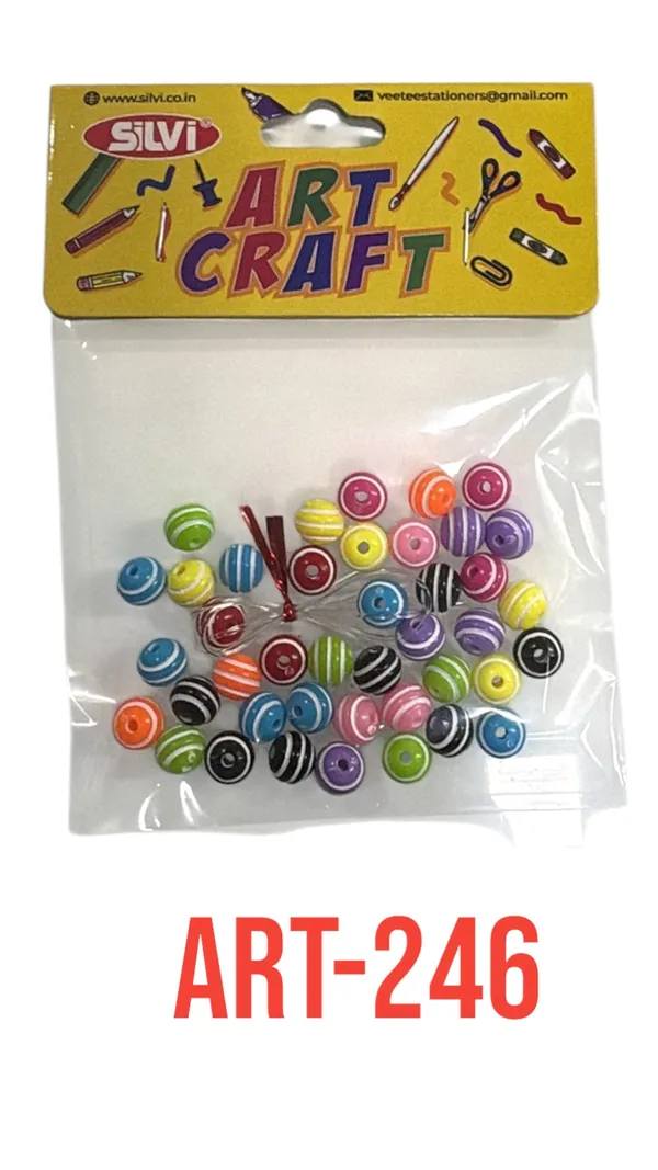 Multicolour_Striped_Decorative_Craft_Buttons_Pack_of_8