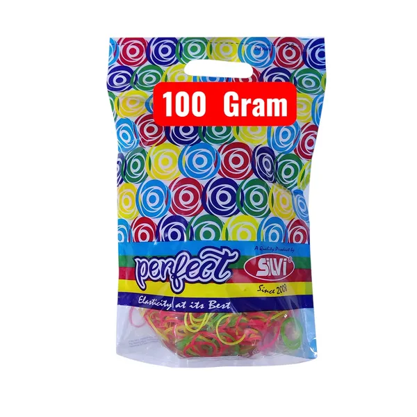 Silvi_Assorted_Elastic_Rubber_Bands_100G_Pack_Pack_of_3