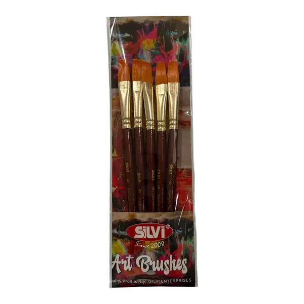 Silvi_Wooden_Six-Piece_Art_Brush_Set_For_Artists_Pack_of_2