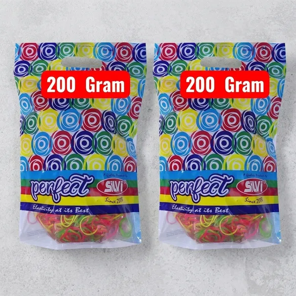 Silvi_Assorted_Elastic_Rubber_Bands_200G_Pack_Pack_of_2
