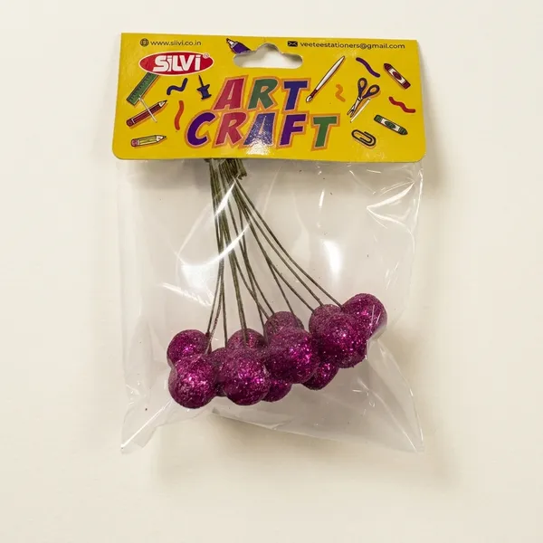 Purple_Glitter_Ball_Craft_Wire_Set_Pack_of_8