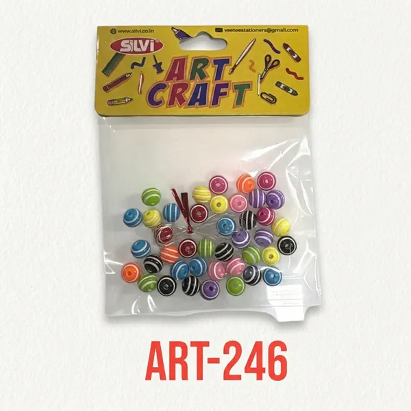 Multicolour_Striped_Decorative_Craft_Buttons_Pack_of_8