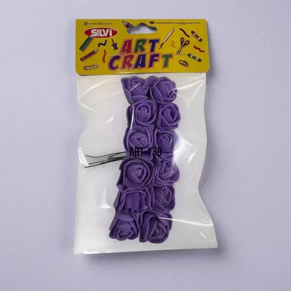 Purple_Rose_Artificial_Craft_Flowers_Pack_Pack_of_8