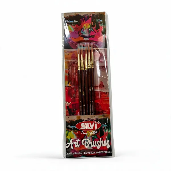 Silvi_Wooden_Handle_Assorted_Art_Paint_Brush_Set_Pack_of_4