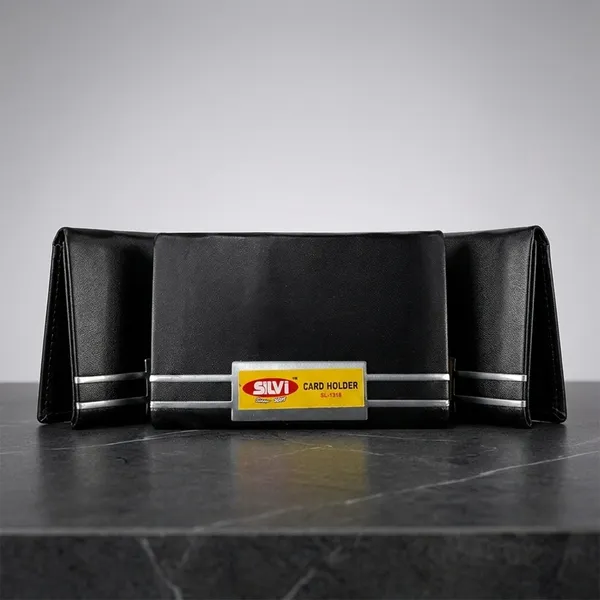 Black_Leather_Elastic_Band_Card_Holder_Wallet_Pack_of_3