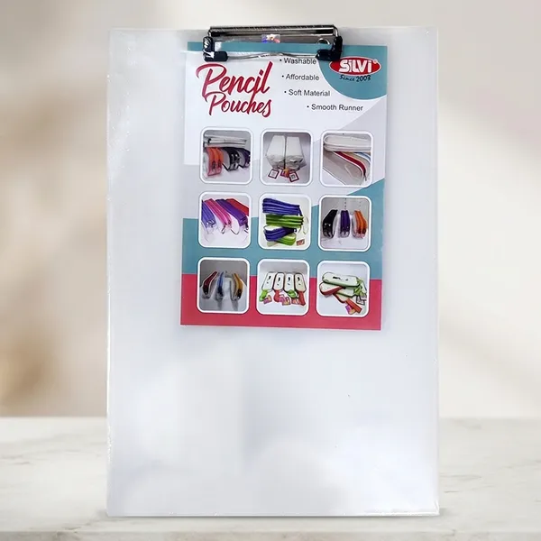 White_Pvc_Transparent_Zip_Pencil_Pouch_For_Students_Pack_of_2