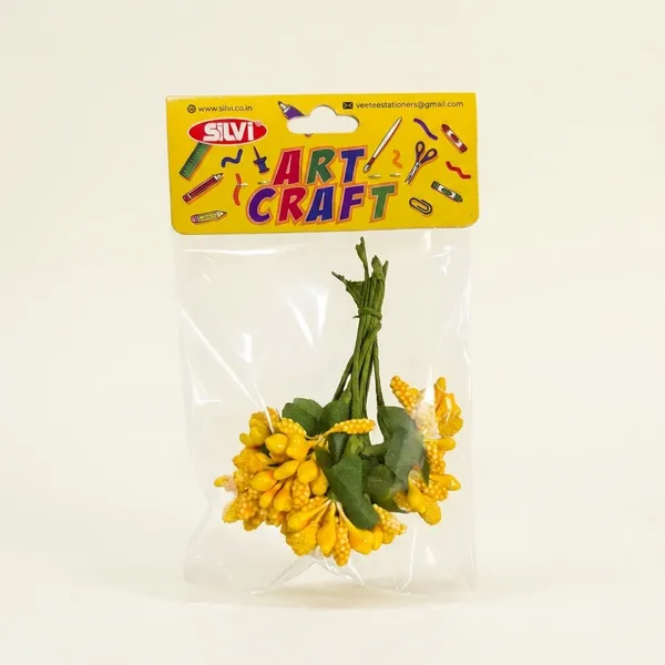 Yellow_Artificial_Flower_Bunch_For_Floral_Decoration_Pack_of_8