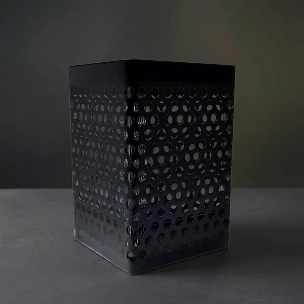 Silvi_Black_Plastic_Perforated_Storage_Basket_Pack_of_2