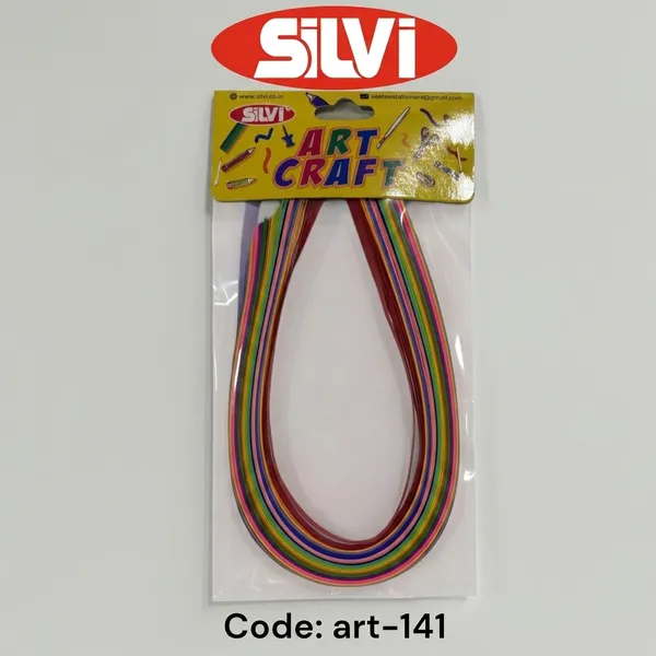 Silvi_Multicolour_Paper_Art_Craft_Strips_Pack_of_8