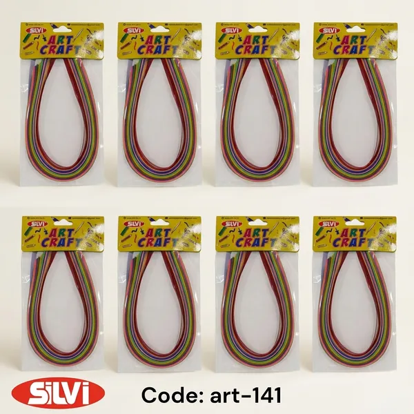 Silvi_Multicolour_Paper_Art_Craft_Strips_Pack_of_8