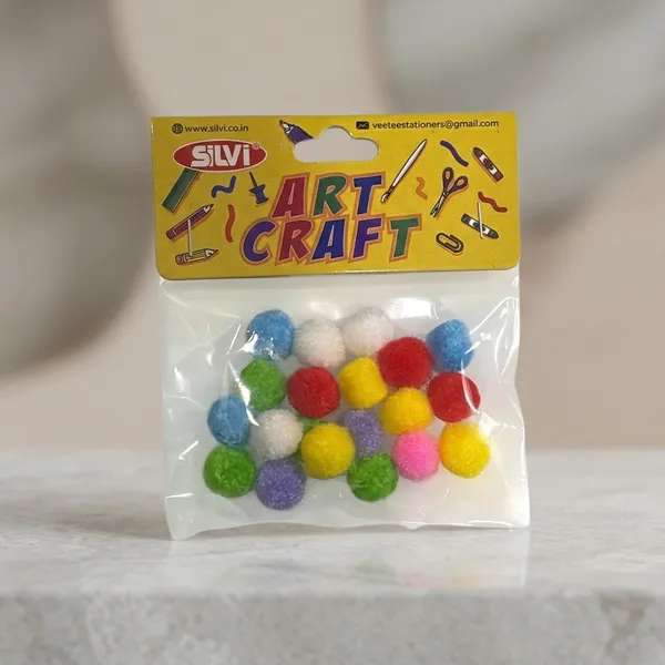 Silvi_Multicolour_Woolen_Assorted_Round_Craft_Pom_Poms_Pack_of_8