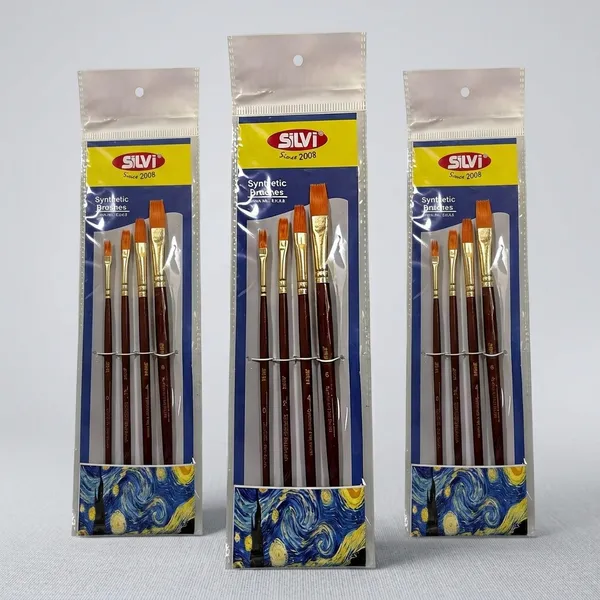 Silvi_Synthetic_Bristle_Assorted_Paint_Brush_Set_Pack_of_3
