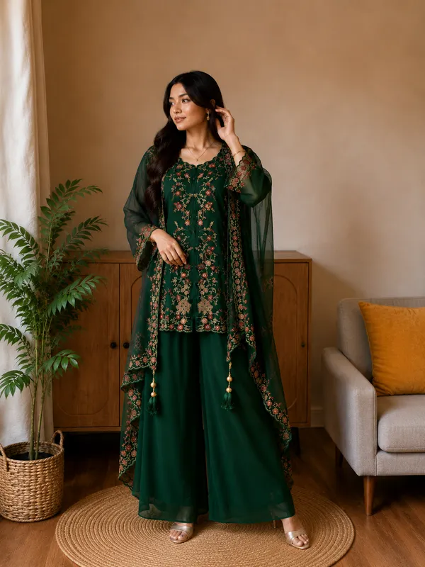 Green_Floral_Embroidered_Kurta_Palazzo_Set_with_Dupatta