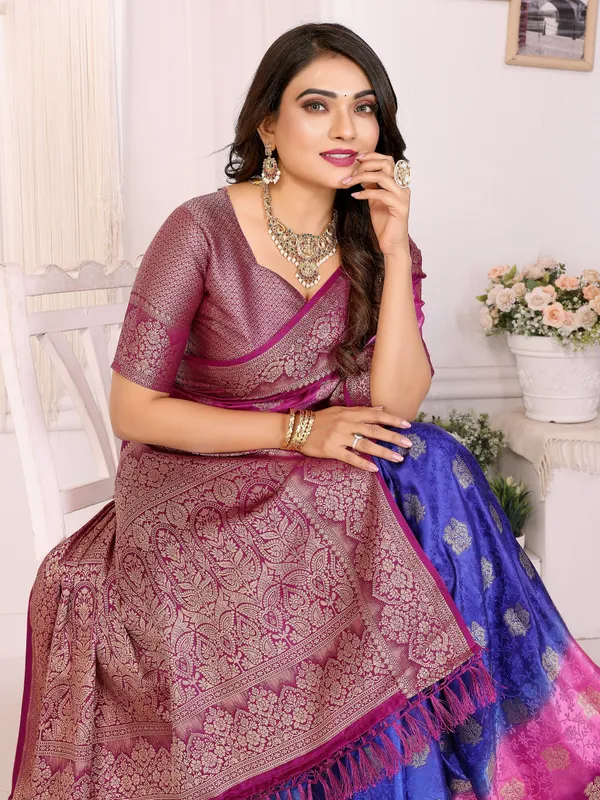 3D_Multi_Coloured_Dying_Premium_Soft_Satin_Silk_Saree