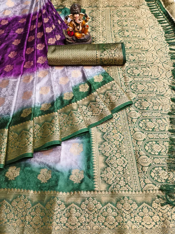 3D_Multi_Coloured_Dying_Premium_Soft_Satin_Silk_Saree