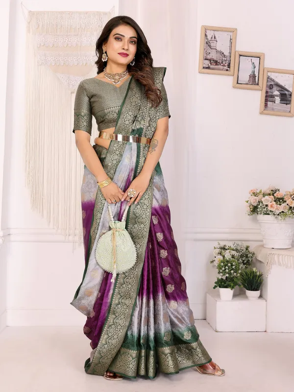 3D_Multi_Coloured_Dying_Premium_Soft_Satin_Silk_Saree