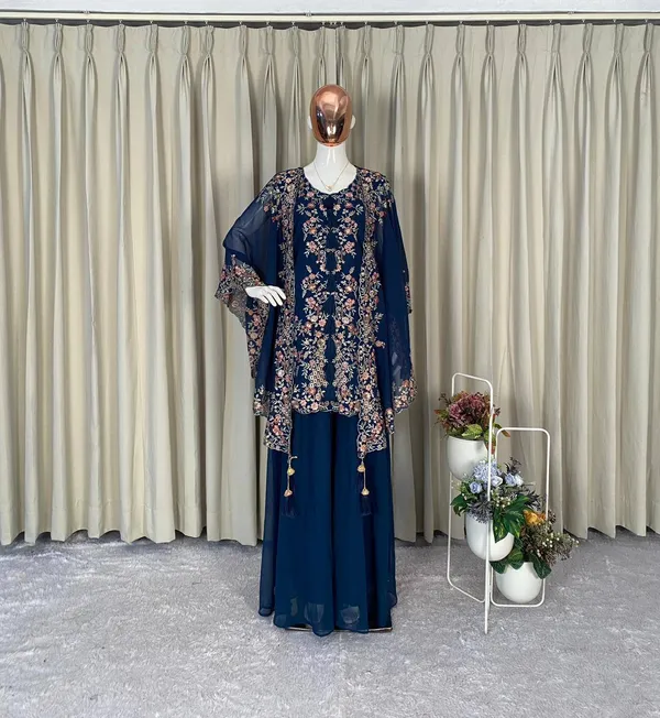 Blue_Embroidered_Kurta_Palazzo_Set_with_Dupatta