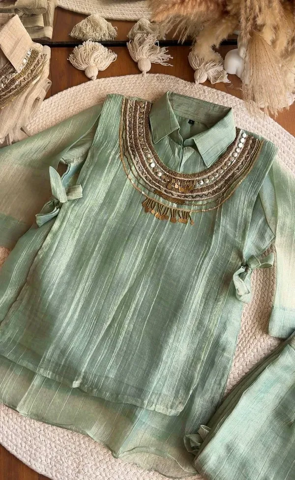 Pista_Hand_Work_Embroidered_Kurta_Palazzo_Set_–_Elegant_Festive_&_Party_Wear_Ethnic_Co-Ord_Set