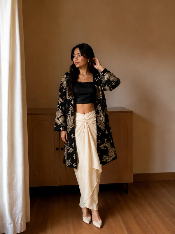 Black_Floral_Embroidered_Jacket_with_Crop_Top_&_Cream_Dhoti_Pants_Set