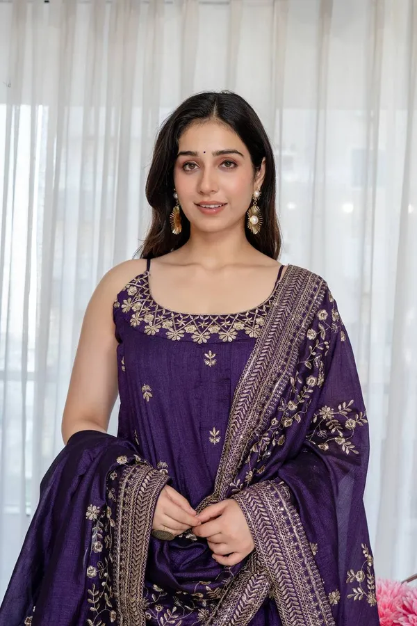Purple_Silk_Embroidered_Anarkali_Suit_Set_For_Women