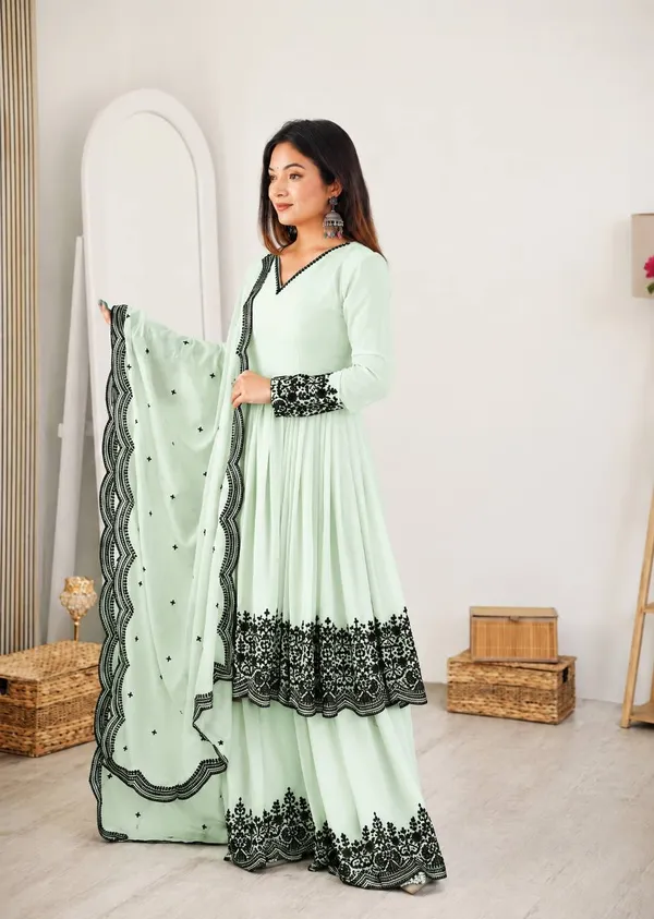 Mint_Green_Georgette_Embroidered_Sharara_Suit_For_Women