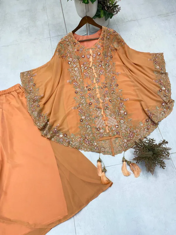 Orange_Embroidered_Kurta_Palazzo_Set_with_Dupatta