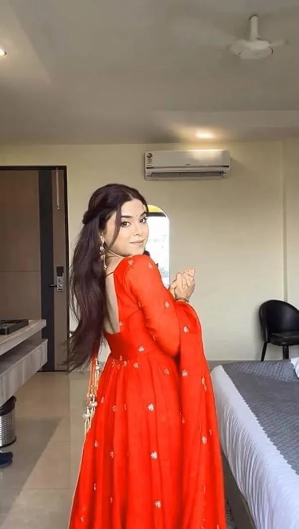 Hot_Orange_Embroidered_Anarkali_Suit_Set_with_Dupatta