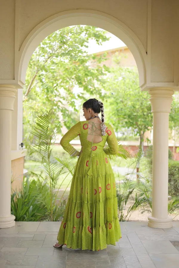 Blackfestiva_Navratri_Special_Green_Designer_Gown_for_Women_|__Dandiya_Wear