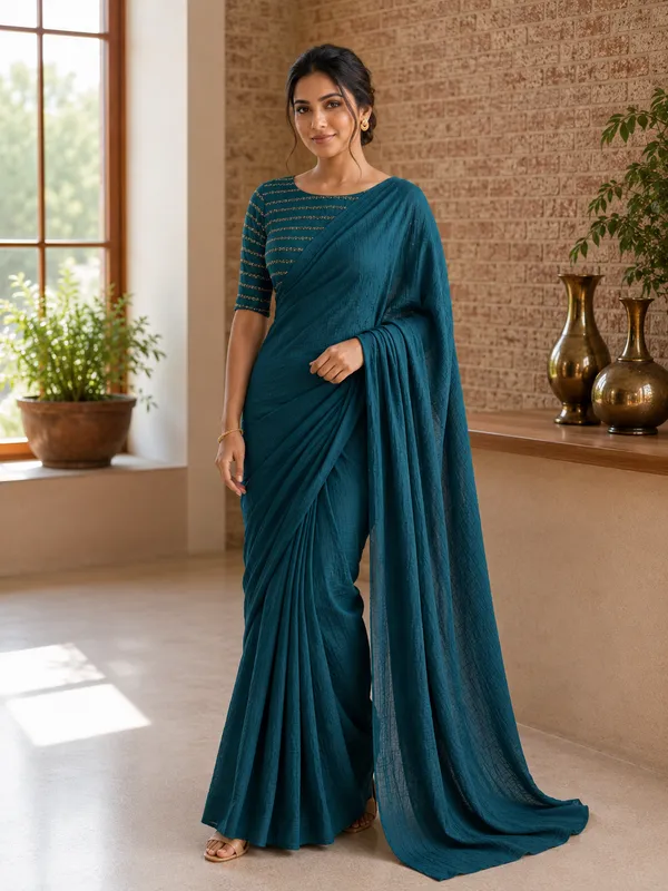 Crush_Rangoli_Saree_With_Rangoli_Crush__Blouse_Sequence_Embroidery_Work