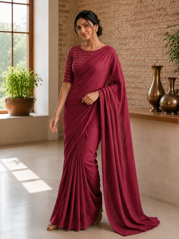 Crush_Rangoli_Saree_With_Rangoli_Crush__Blouse_Sequence_Embroidery_Work