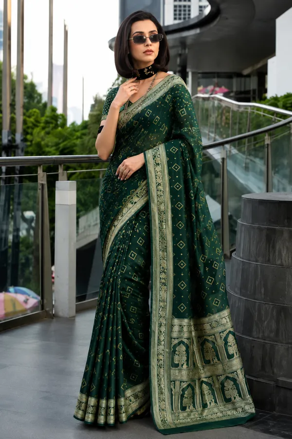 Dola_Silk_Gulti_Bandhej_Saree