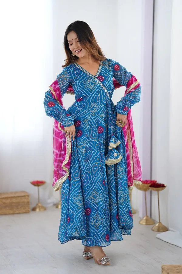 Fox_Georgette_With_Print_Gown