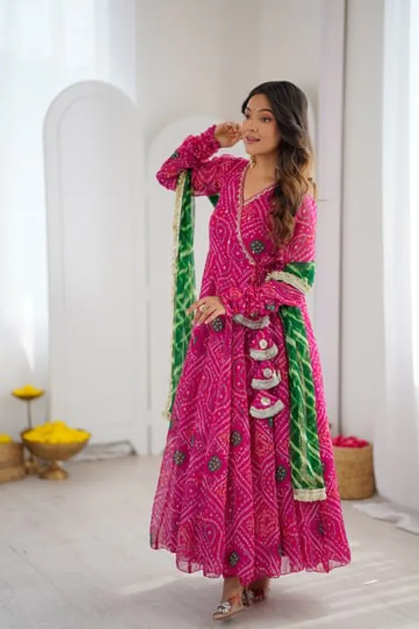 Fox_Georgette_With_Print_Gown