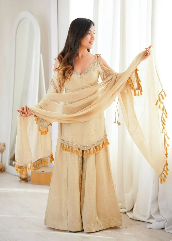 Women’s_Cream_Embroidered_Sharara_Set_with_Tassel_Dupatta