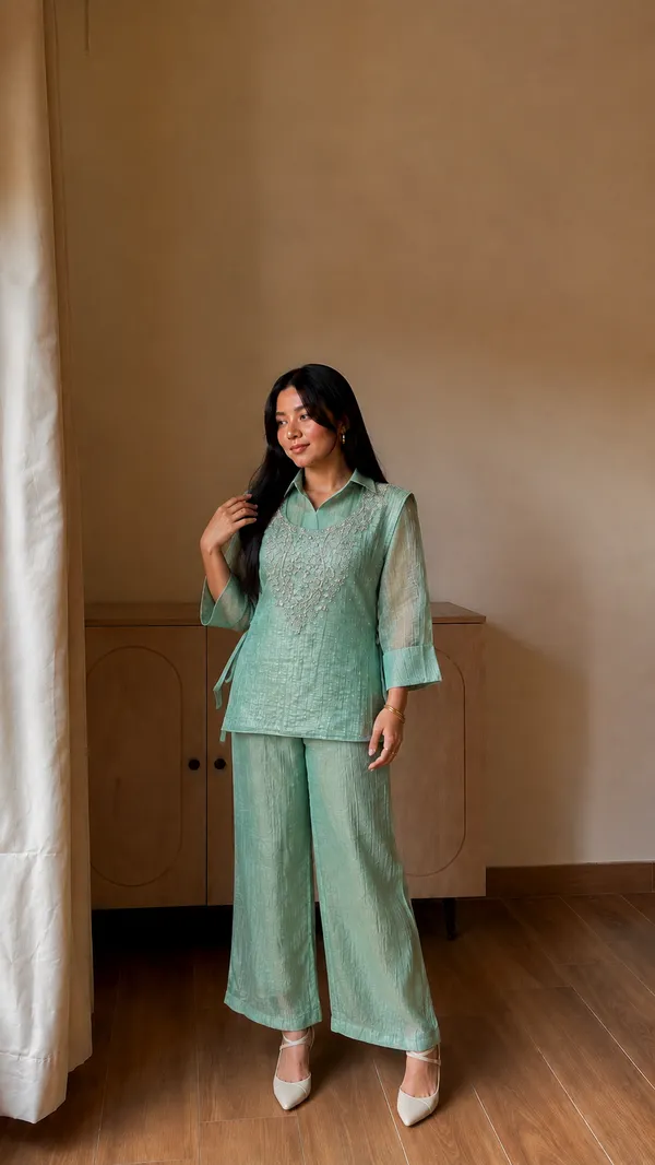 Women’s_Mint_Green_Hand_Work_Embroidered_Kurta_Palazzo_Set