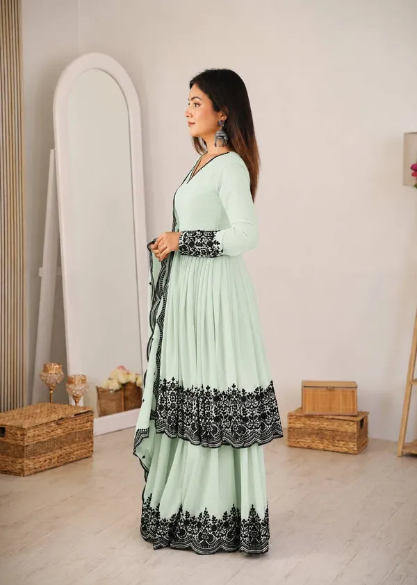 Mint_Green_Georgette_Embroidered_Sharara_Suit_For_Women