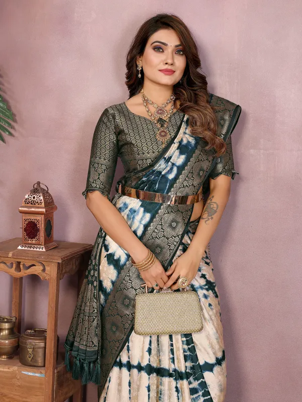 Original_Hand_Made_Sibory_Soft_Satin_Silk_Sareefor_Boutique_Series