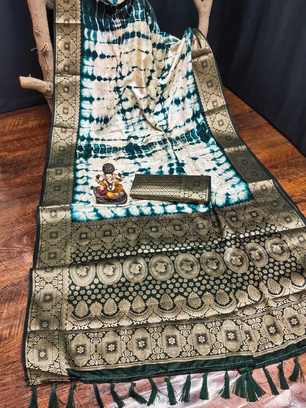 Original_Hand_Made_Sibory_Soft_Satin_Silk_Sareefor_Boutique_Series