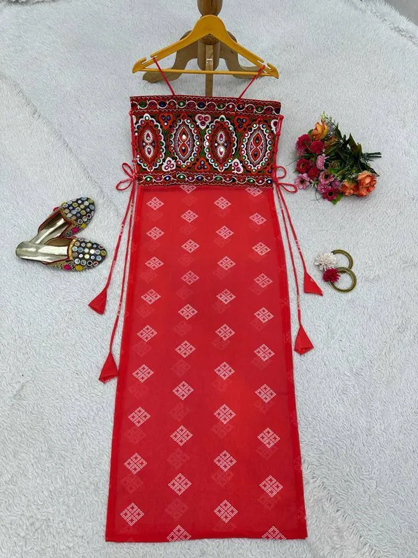 Women’s_Red_Printed_Embroidered_Kurti_with_Wide-Leg_Jeans_–_Trendy_Indo-Western_Fusion_Wear