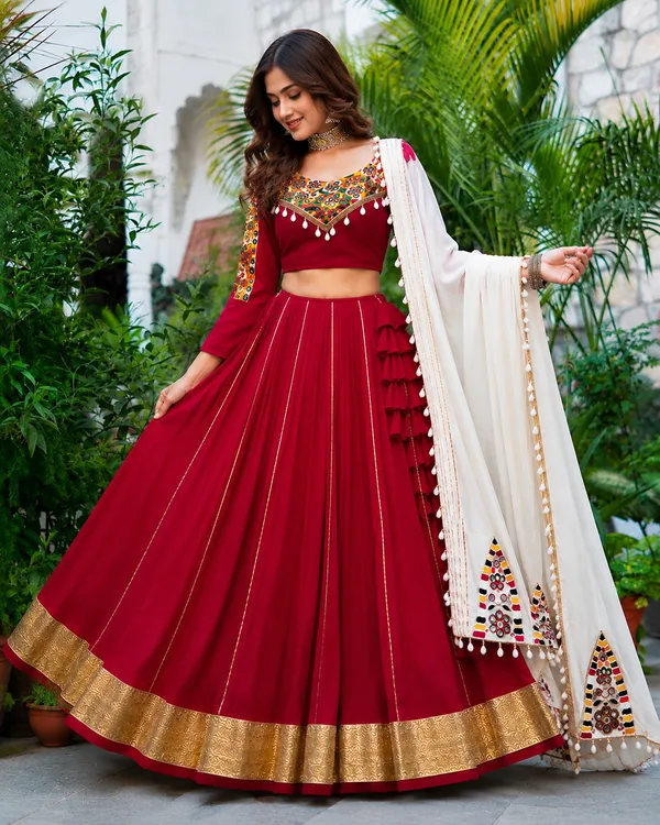 Women’s_Maroon_Embroidered_Lehenga_Choli_with_Printed_Dupatta_–_Festive_Ethnic_Wear_Set