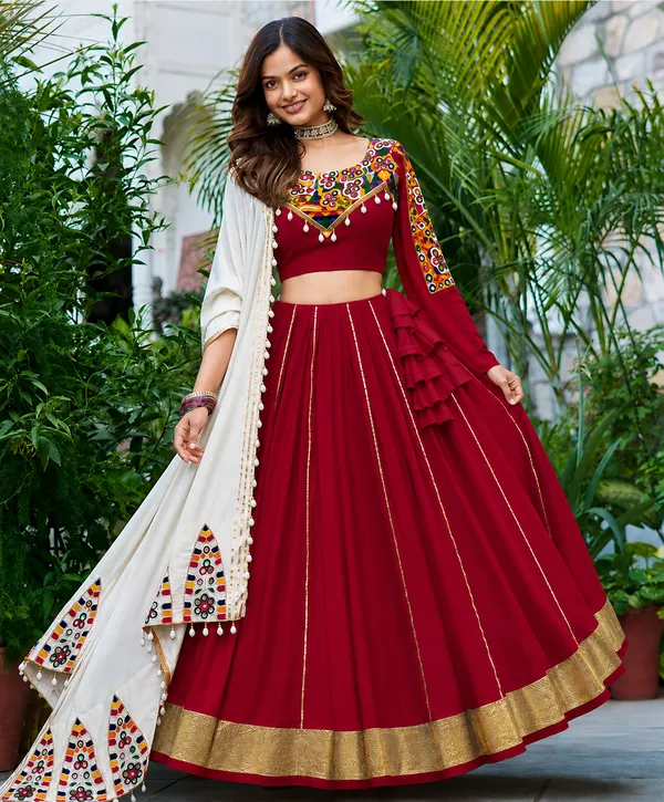 Women’s_Maroon_Embroidered_Lehenga_Choli_with_Printed_Dupatta_–_Festive_Ethnic_Wear_Set