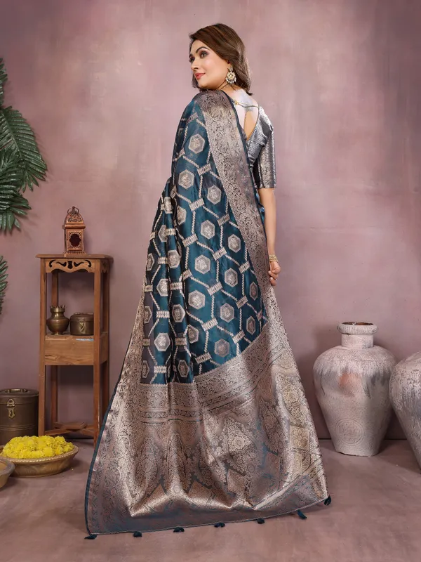 Blue_Woven_Silk_Saree_with_Traditional_Zari_Work