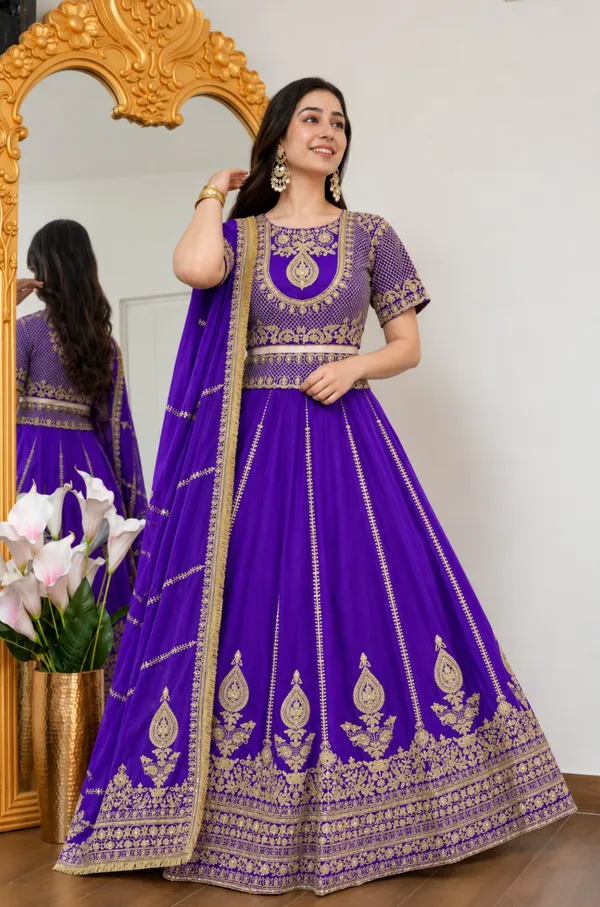 Purple_Vichitra_Silk_Embroidered_Bridal_Lehenga_Choli_For_Women