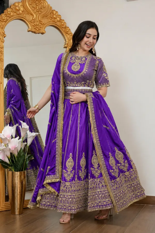 Purple_Vichitra_Silk_Embroidered_Bridal_Lehenga_Choli_For_Women
